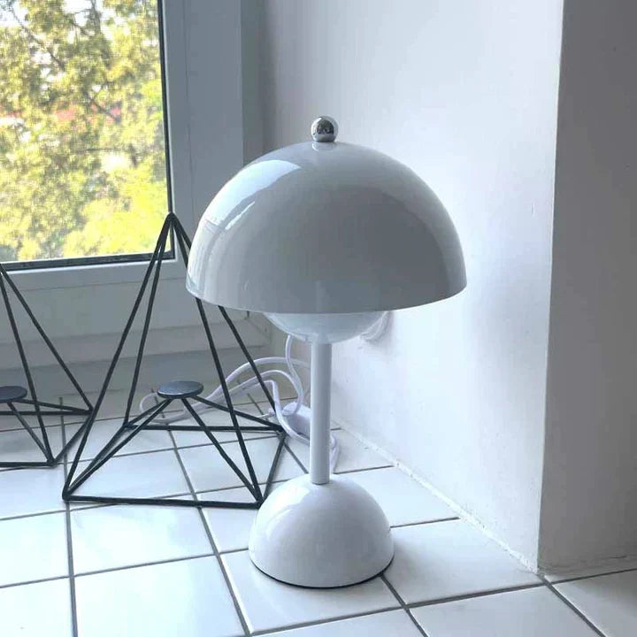 Nordisk Svampe Bordlampe med Justerbar Lysstyrke