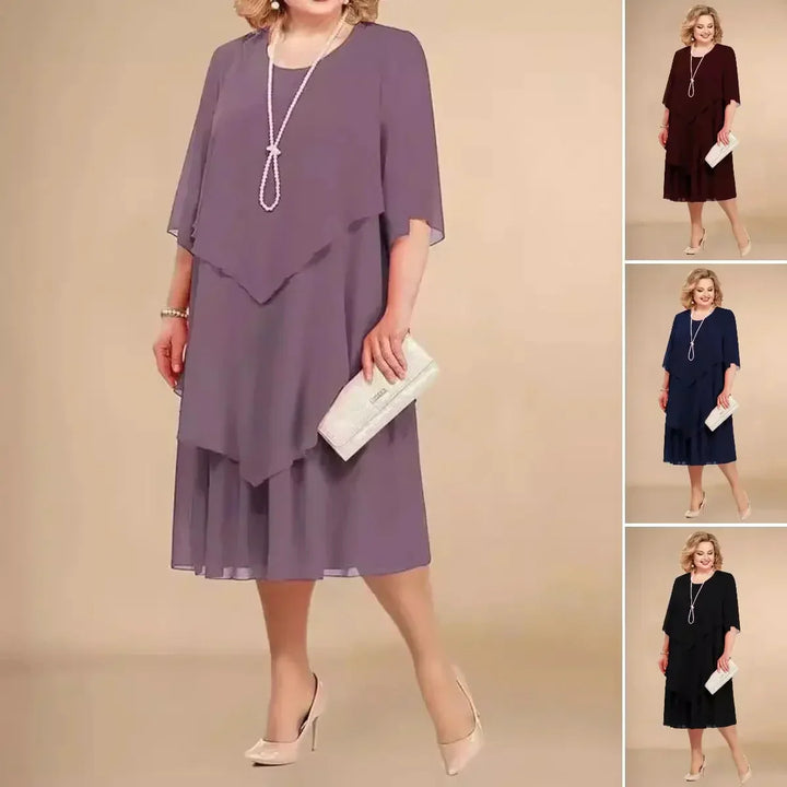 Ellen™ | Elegant Chiffon Kjole