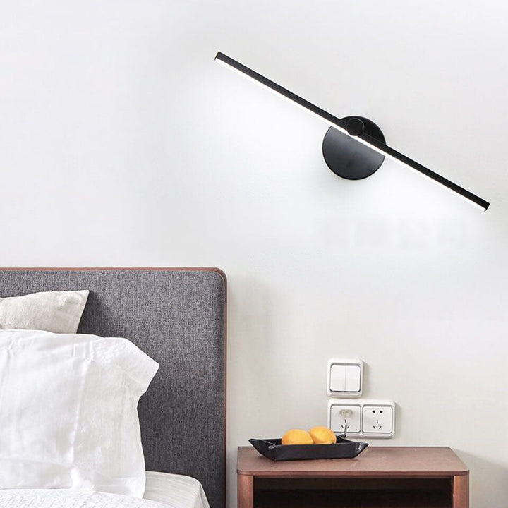 Moderne Aluminium Væglampe med Integreret LED - Sort, Hvid, Guld