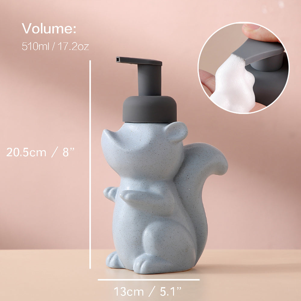 Keramisk Sæbe Dispenser med Egerndesign, 510 ml