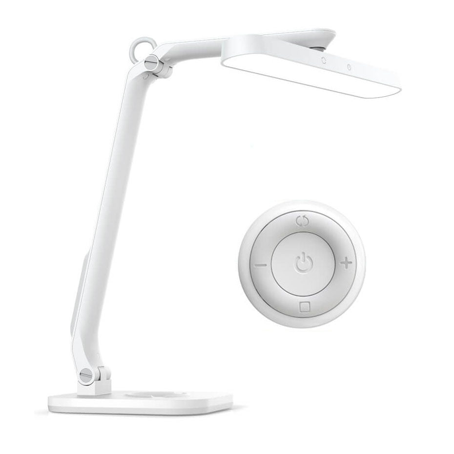 USB Opladelig Foldbar LED Skrivebordslampe i Hvid