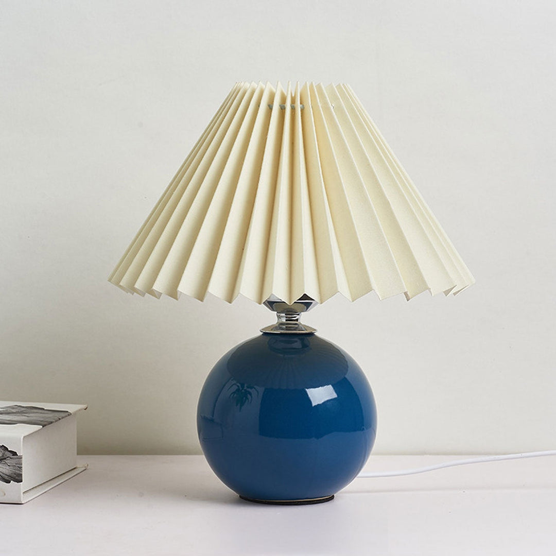 Moderne Keramisk Bordlampe i Flere Farver