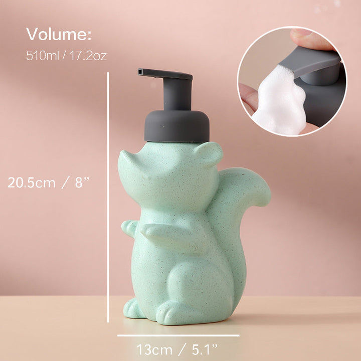 Keramisk Sæbe Dispenser med Egerndesign, 510 ml