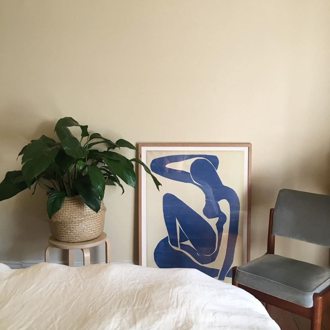 Blå Nudes Matisse Lærred Kunsttryk 61x91 cm