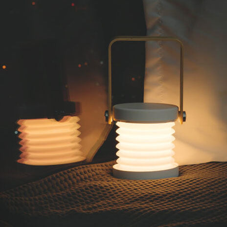 Foldbar Bærbar LED Bordlampe med Touchkontakt og 360° Rotation