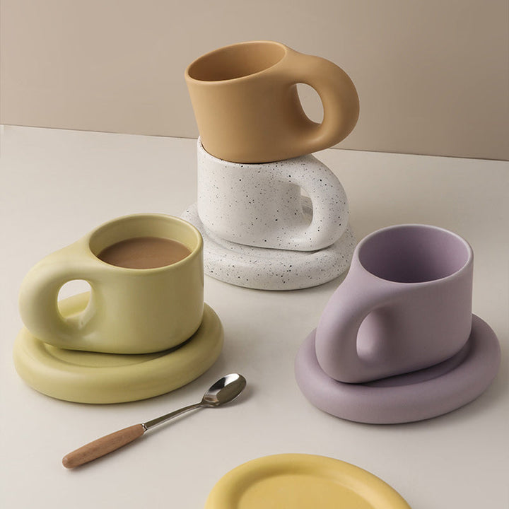 Keramisk Minimalistisk Krus - 10 oz med Glat Overflade