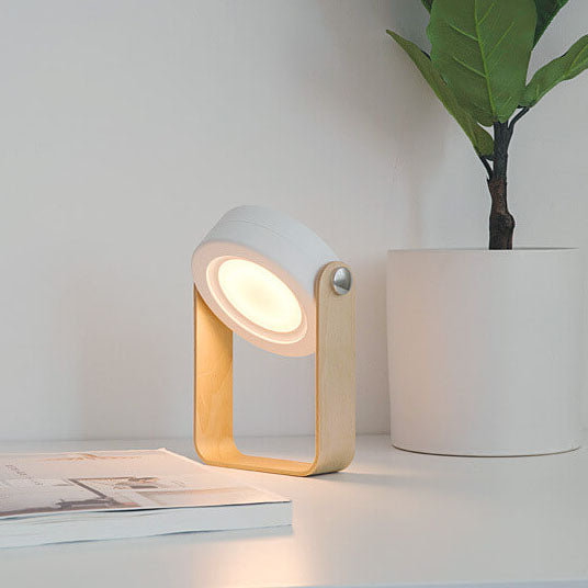 Foldbar Bærbar LED Bordlampe med Touchkontakt og 360° Rotation