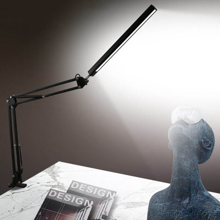 Justerbar LED Klemmedesk Lampe med USB Strøm