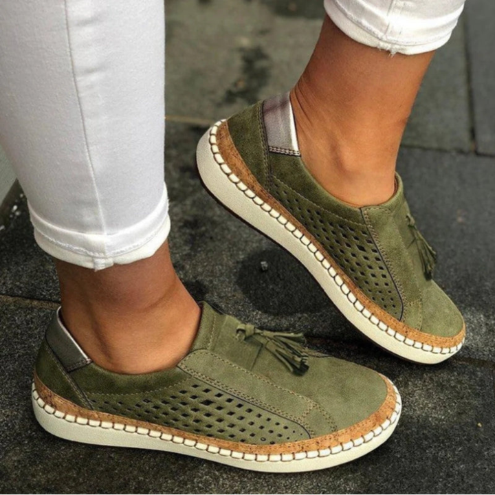 Karin | Dame Perforerede Slip-On Casual Sneakers