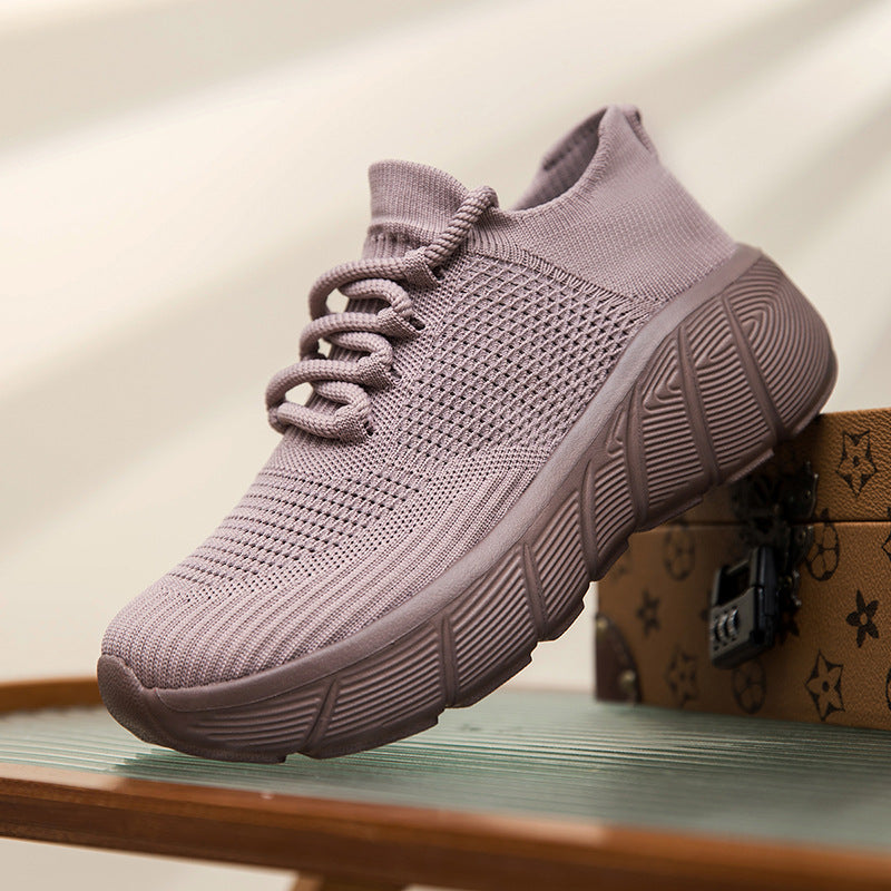 Chunky sneakers til kvinder med kraftig sål