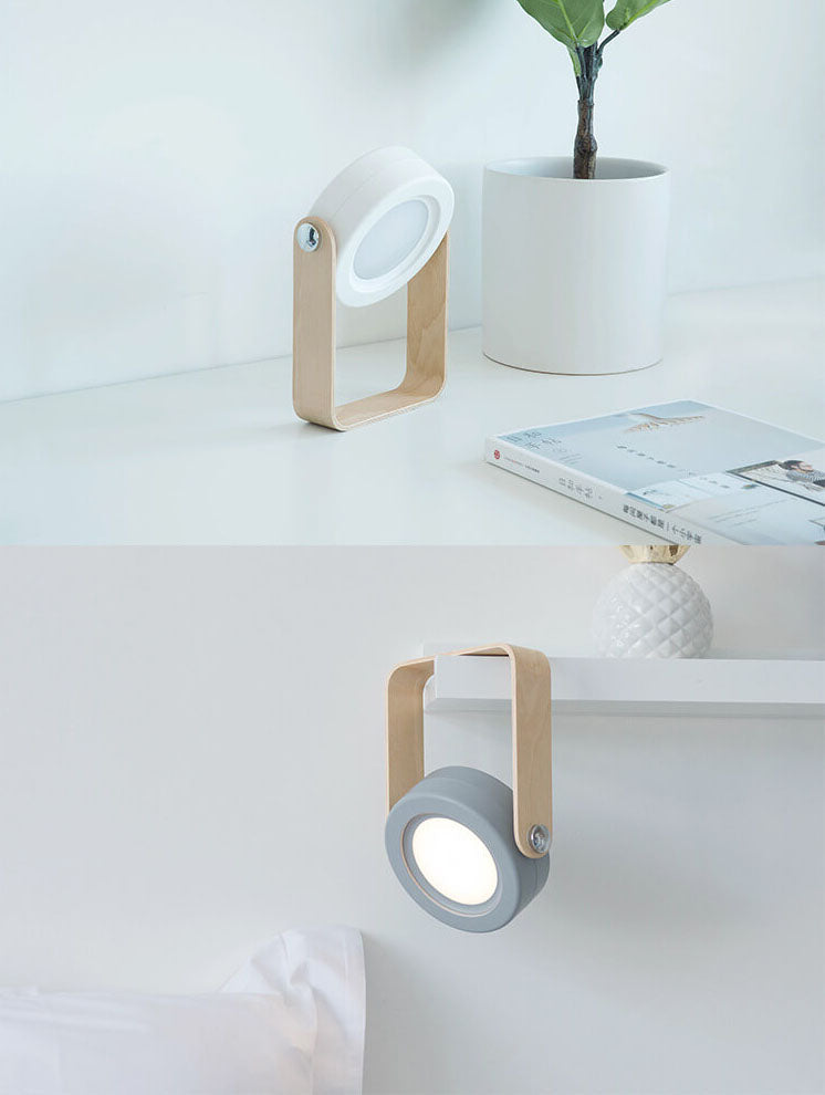 Foldbar Bærbar LED Bordlampe med Touchkontakt og 360° Rotation