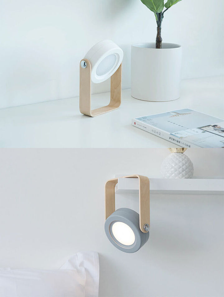 Foldbar Bærbar LED Bordlampe med Touchkontakt og 360° Rotation