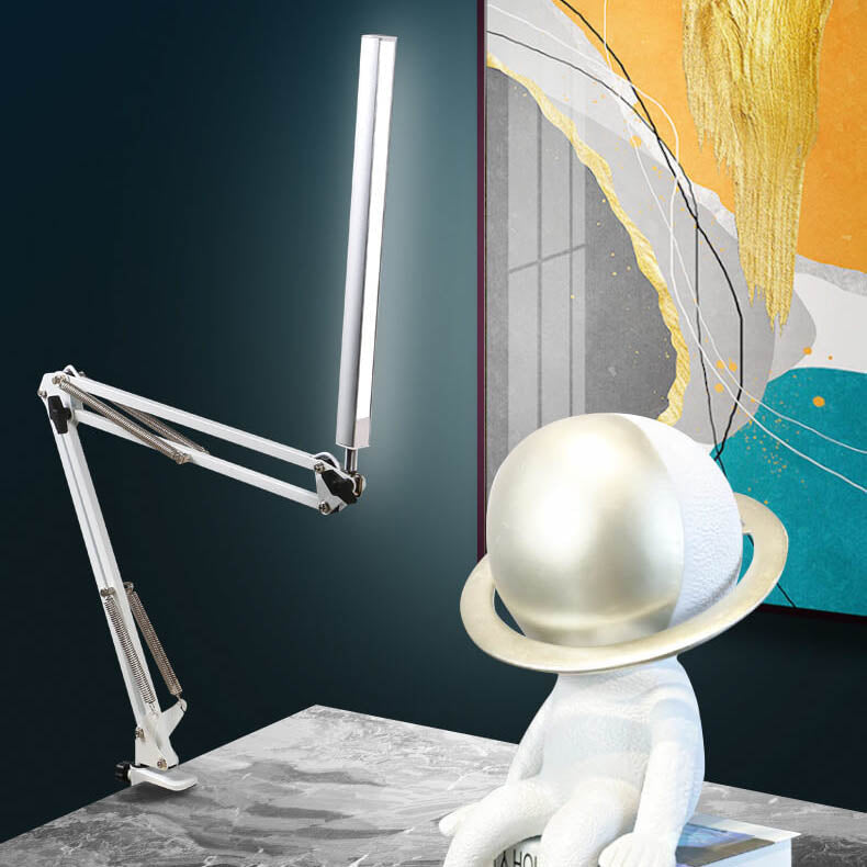 Justerbar LED Klemmedesk Lampe med USB Strøm