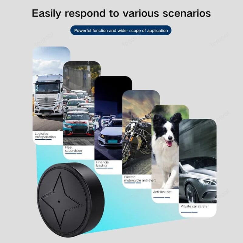 Magnetisk GPS Tracker med Realtidssporing og Lydoptagelse
