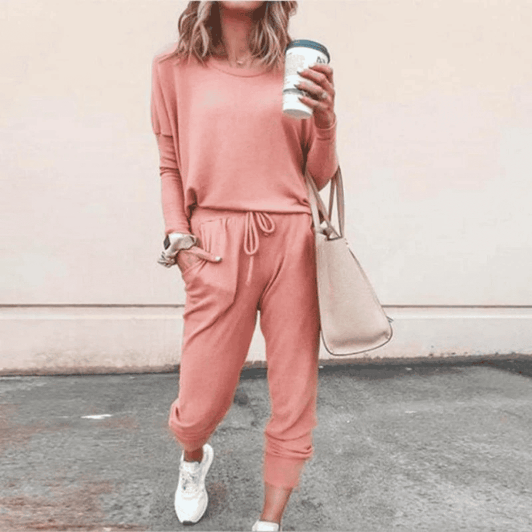 Nylie™ | Afslappet Jogger Lounge Sæt