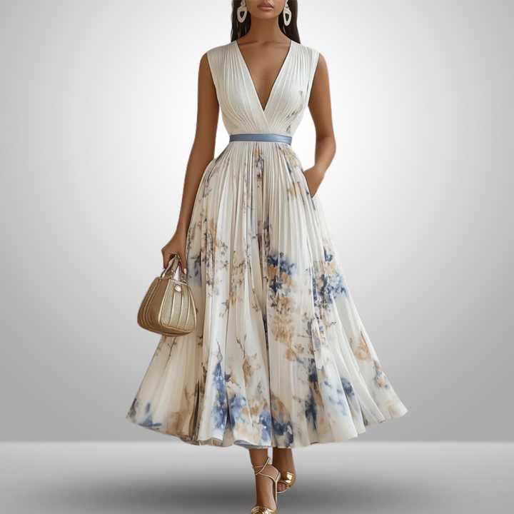 Maureen™ | Let og flowy sommer maxi kjole