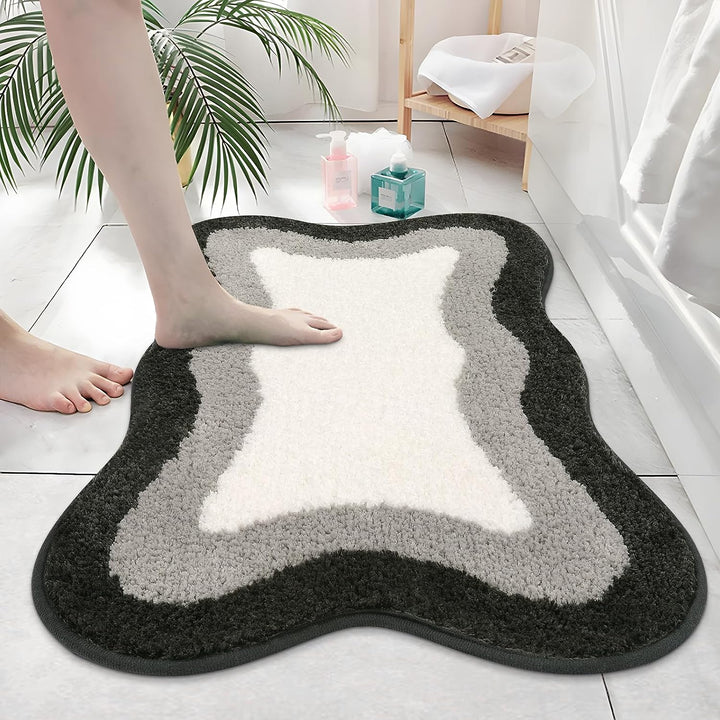 Skridsikker Mikrofiber Bademåtte med Gradientdesign