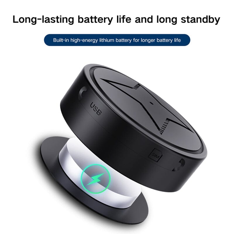 Magnetisk GPS Tracker med Realtidssporing og Lydoptagelse
