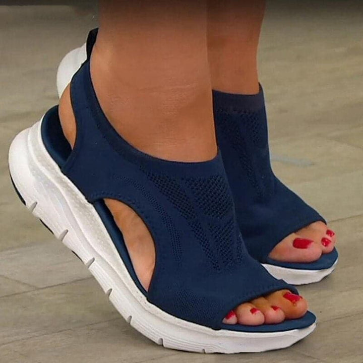 Anja | Komfortable dammes forårs sandaler med åben tå