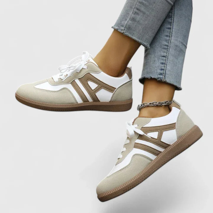 Anja | Dame Retro Snøre Sneakers