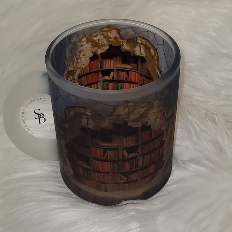 3D Keramisk Bibliotekskrus til Bogelskere