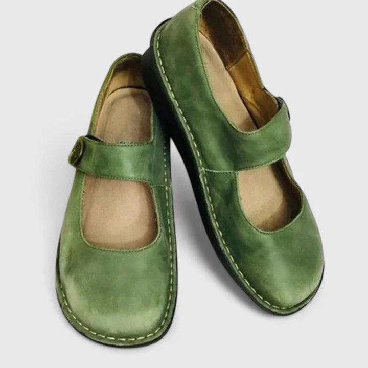 Selina | Dame Slip-On Sko med Remdetalje