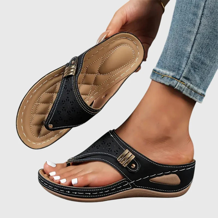Stefanie | Damernes Slip-On Flade Sandaler