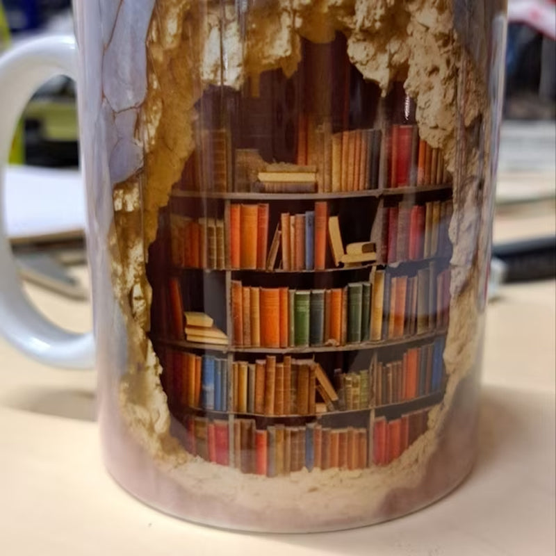 3D Keramisk Bibliotekskrus til Bogelskere