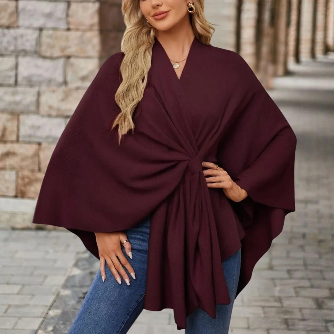 Briana™ | Elegant Draperet Poncho