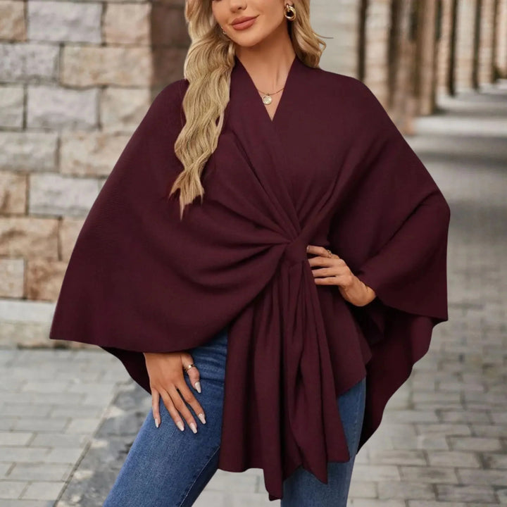 Briana™ | Elegant Draperet Poncho