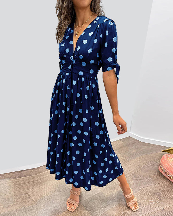 Bailey™ | Elegant Prikket Kjole