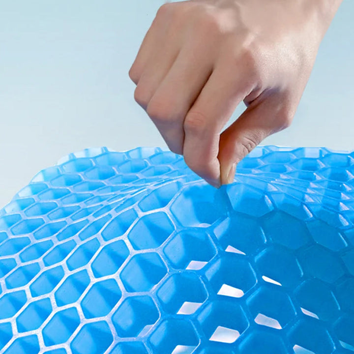 Ergonomisk Gel Sædepude med Kølende Betræk