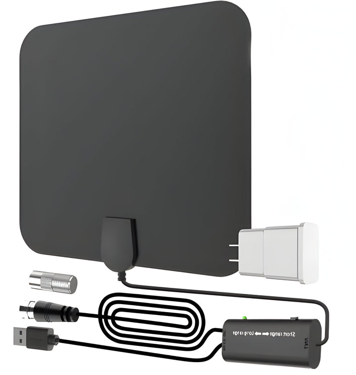 Indendørs HDTV-antenn med 300 miles rækkevidde og signalforstærker