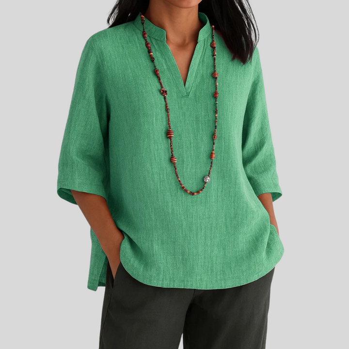 Claudia™ | Bluse med afslappet stil