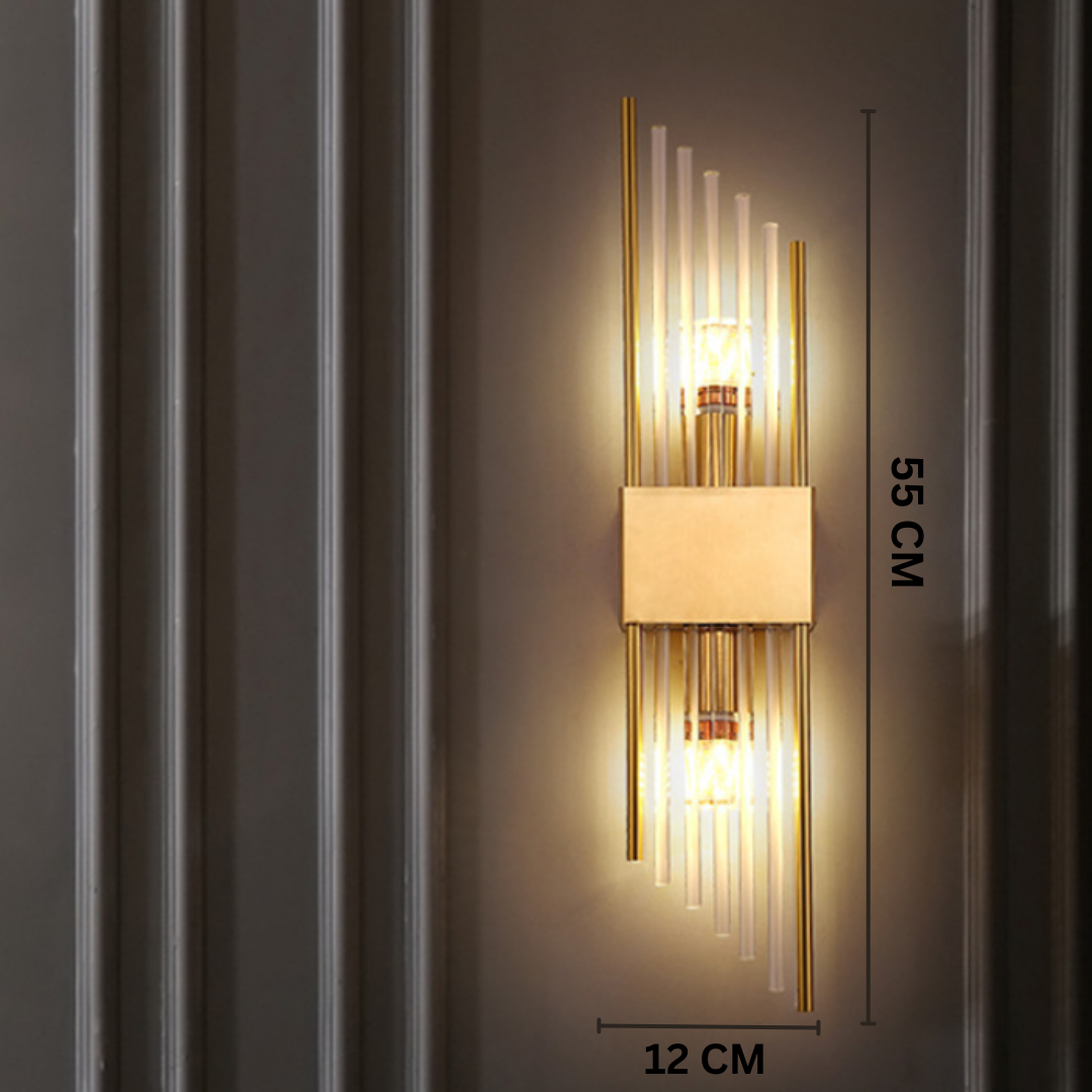 Elegant LED Væglampe i Rustfrit Stål