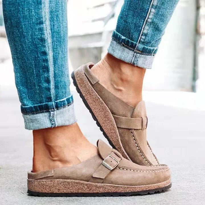 Kirsten | Damernes Slip-On Loafer med Spænde