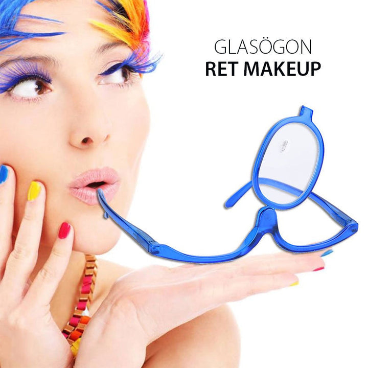 Makeupbriller med Roterende Linser og Justerbar Pasform