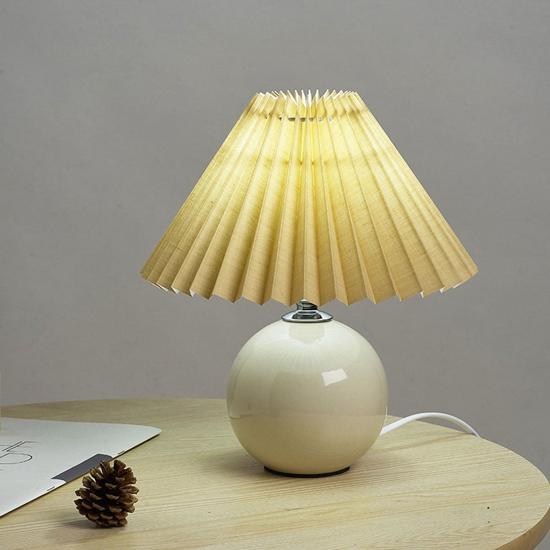 Moderne Keramisk Bordlampe i Flere Farver