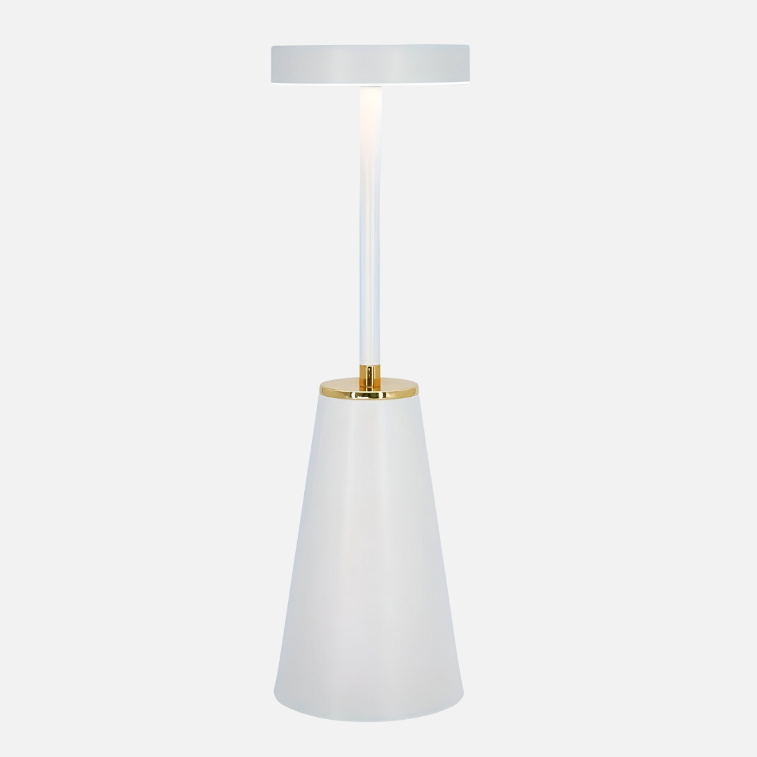 Genopladelig Trådløs Metal Bordlampe med Justerbar Lysstyrke