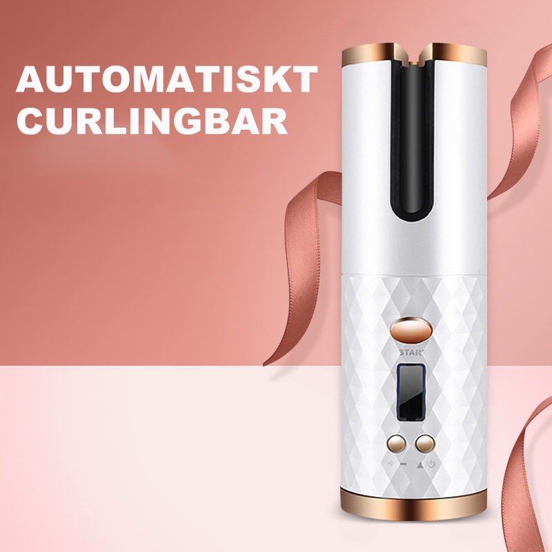 Trådløs Automatisk Krøllejern med 6 Varmeindstillinger