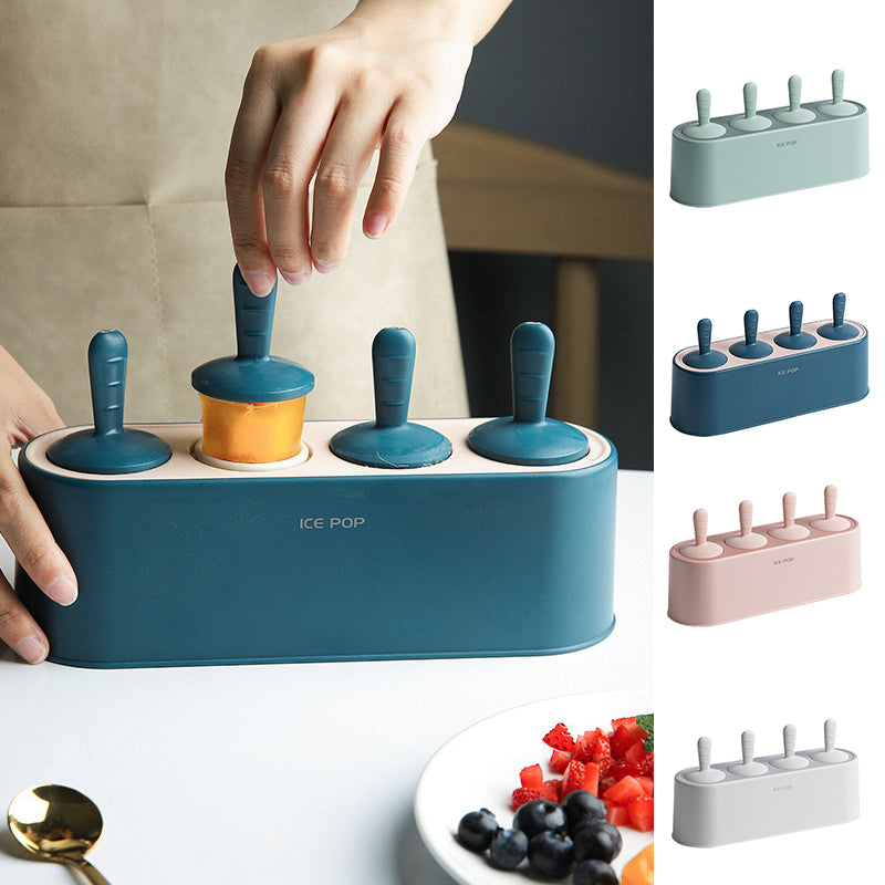 Silikone Popsicle Form Sæt med Fangbakke