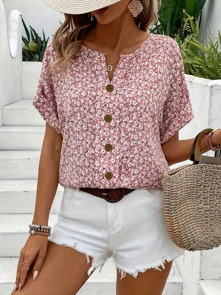 Verna™ | Stilfuld Blomster Bluse