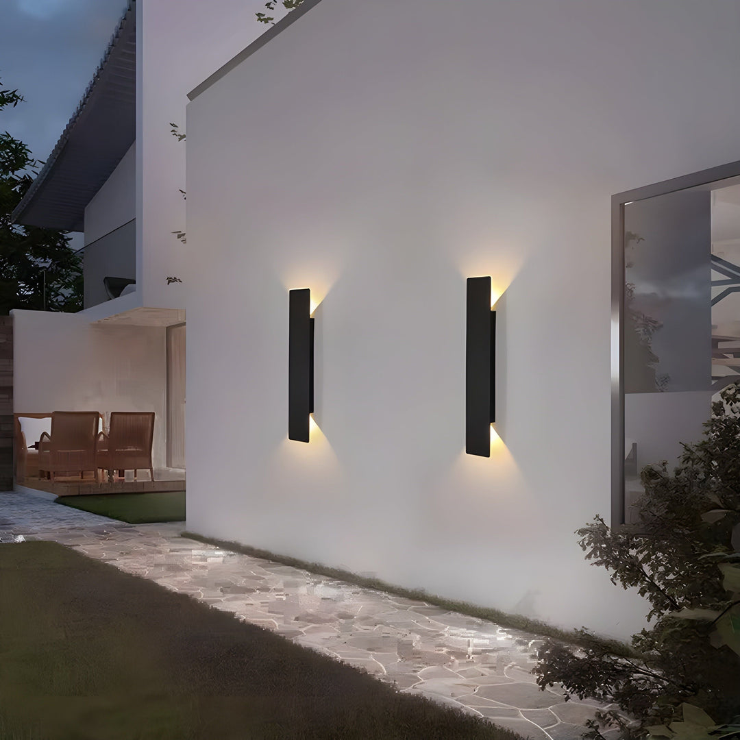 Vejrbestandig Aluminium LED Væglampe til Udendørs Belysning