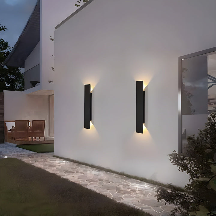 Vejrbestandig Aluminium LED Væglampe til Udendørs Belysning