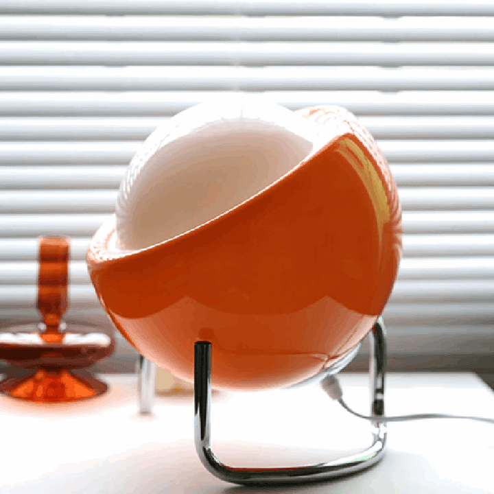 Retro Nordisk Skrivebordslampe med USB Opladning