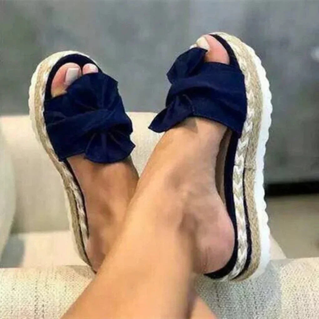 Nadine | Dame Forår Sløjfe Slip-On Sandaler