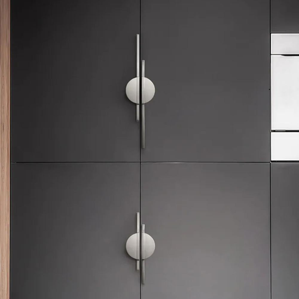 Halvmåne Skabshåndtag i Zinklegering - Moderne Design