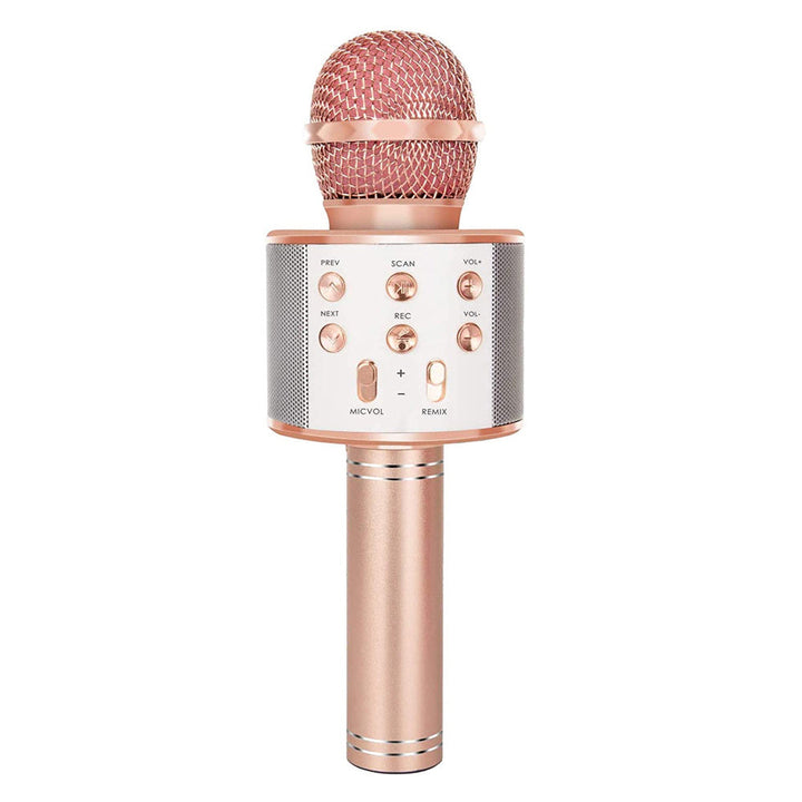Genopladelig Bluetooth Karaoke Mikrofon med Indbygget Højttaler og Støjreduktion