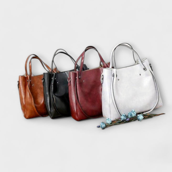 Olivia™ | 4-delt Vintage Taske Sæt