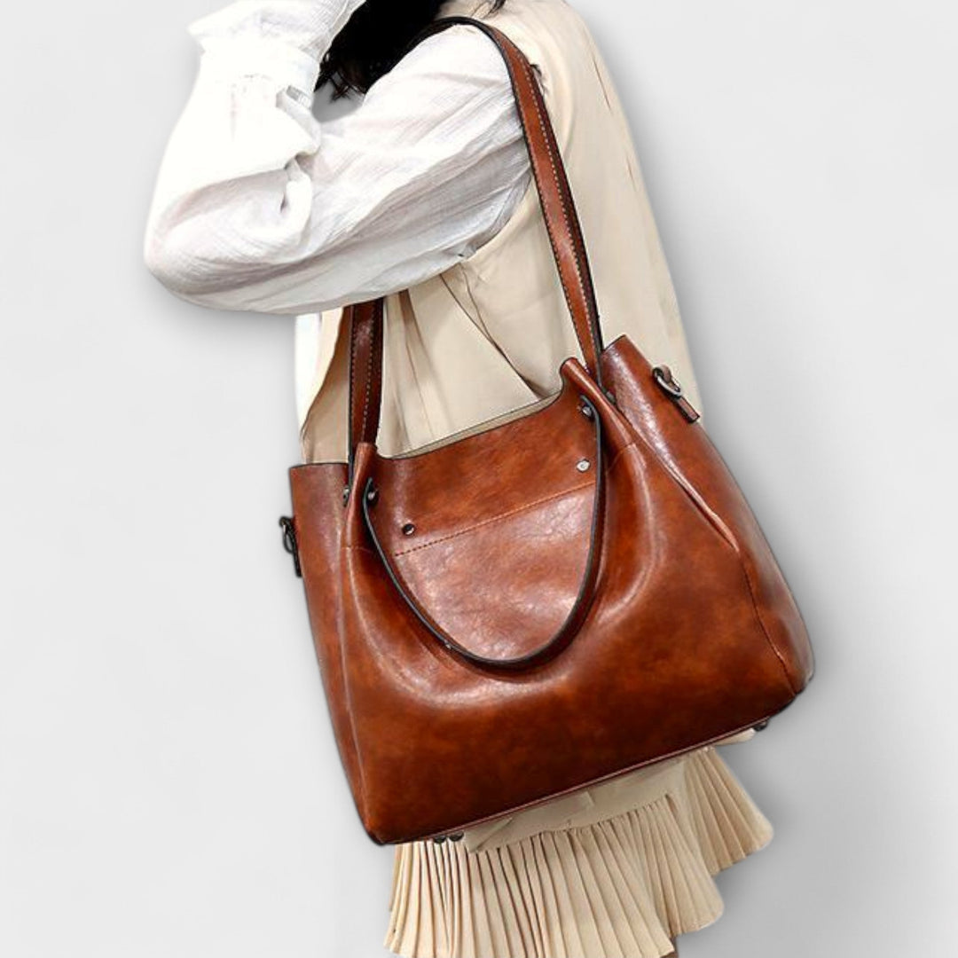 Olivia™ | 4-delt Vintage Taske Sæt